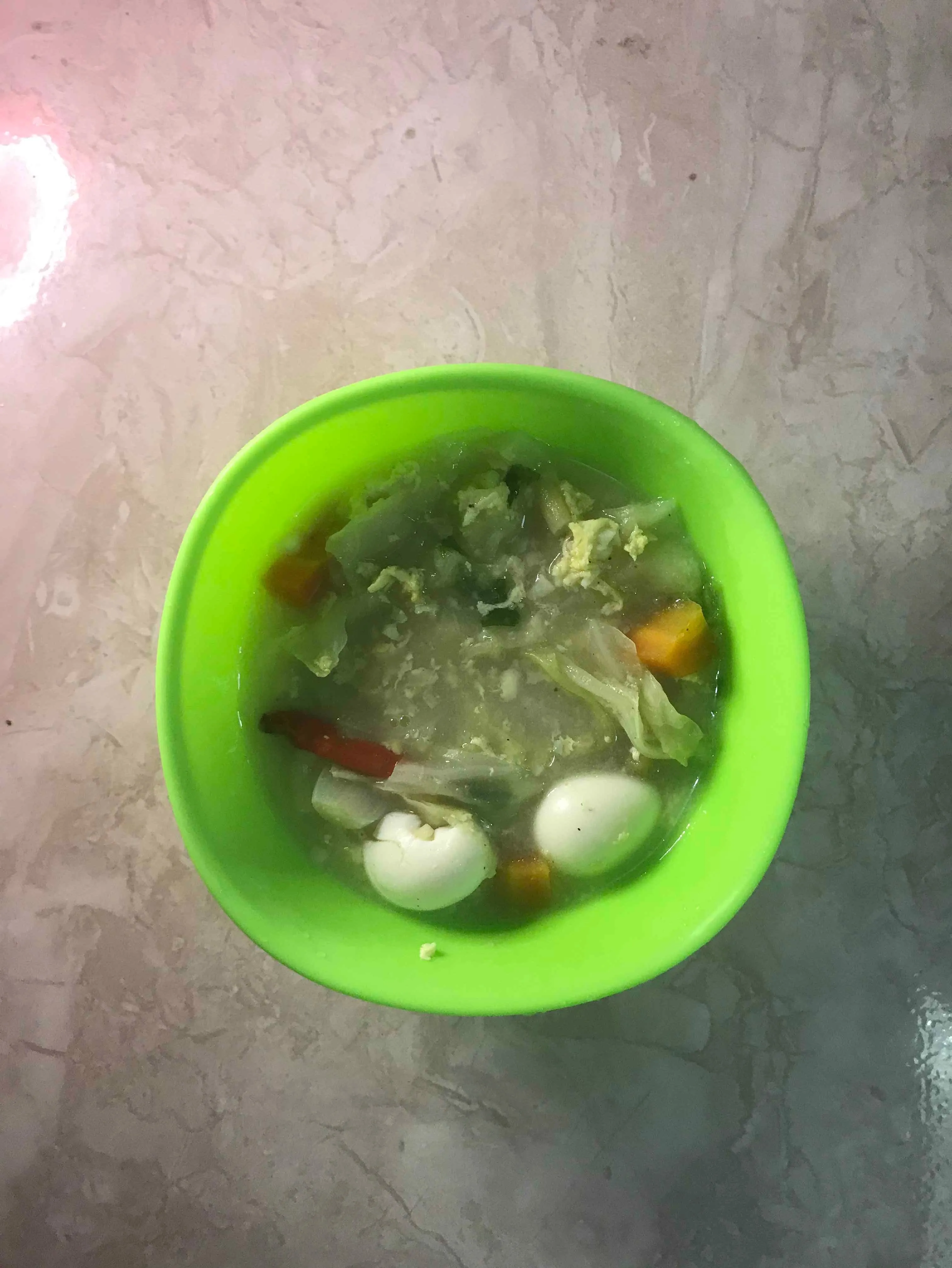 Sop Telur Kocok