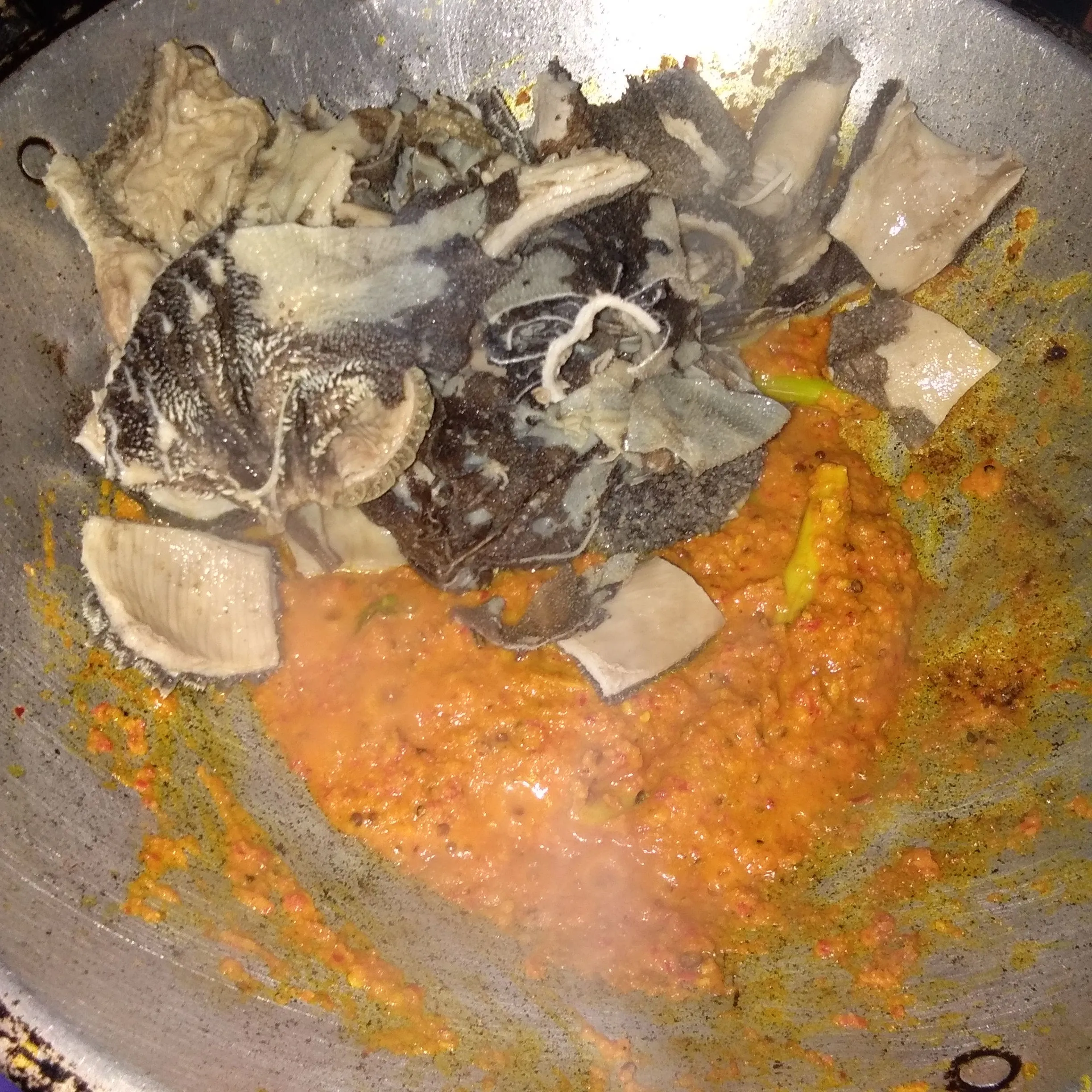 Step 4 Gulai Babat Padang