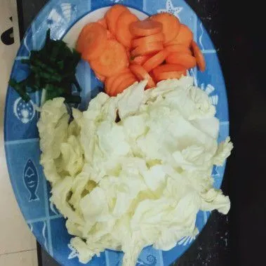 Siapkan topping tambahan seperti sayur