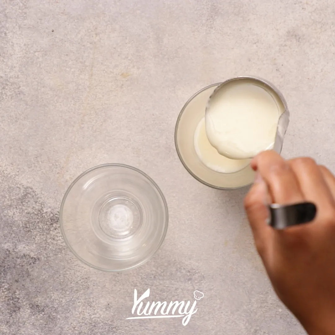 Step 4 Puding Buah Susu