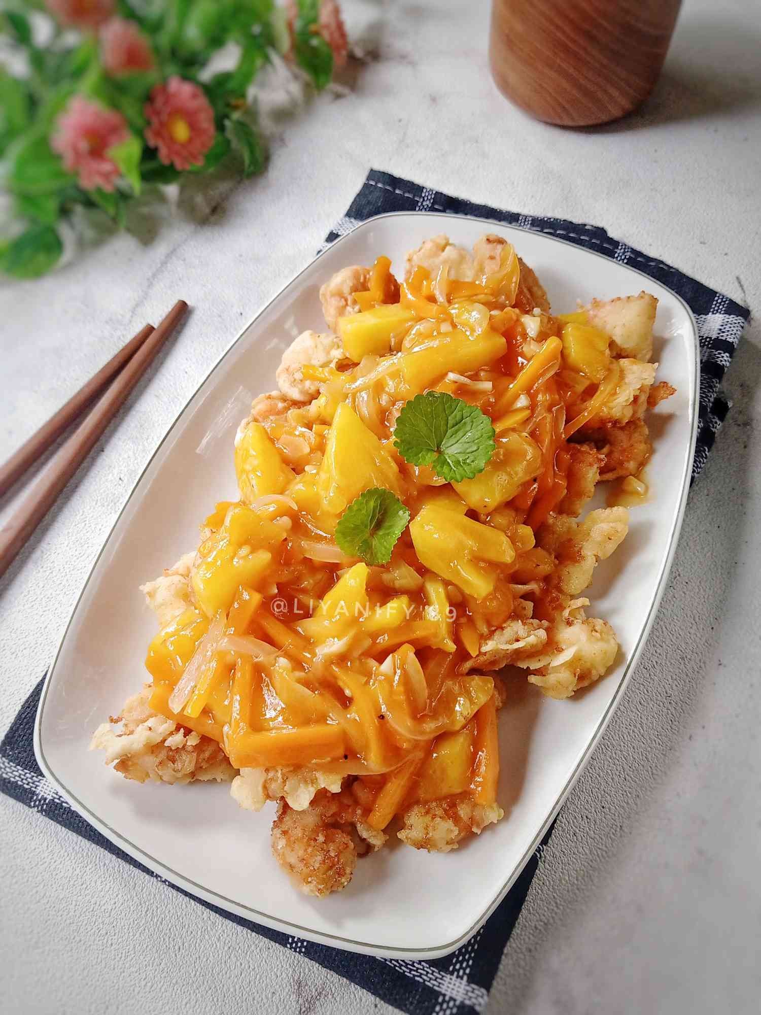 Tips memasak udang asam manis dengan saus kental