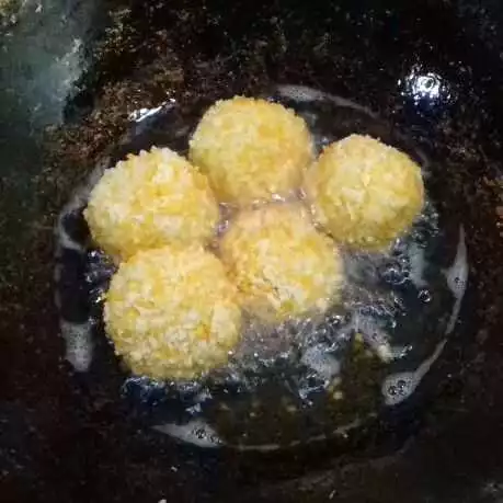 Step 7 Ubi Coklat Crispy