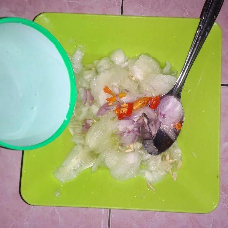 Step 4 Timun Kerok