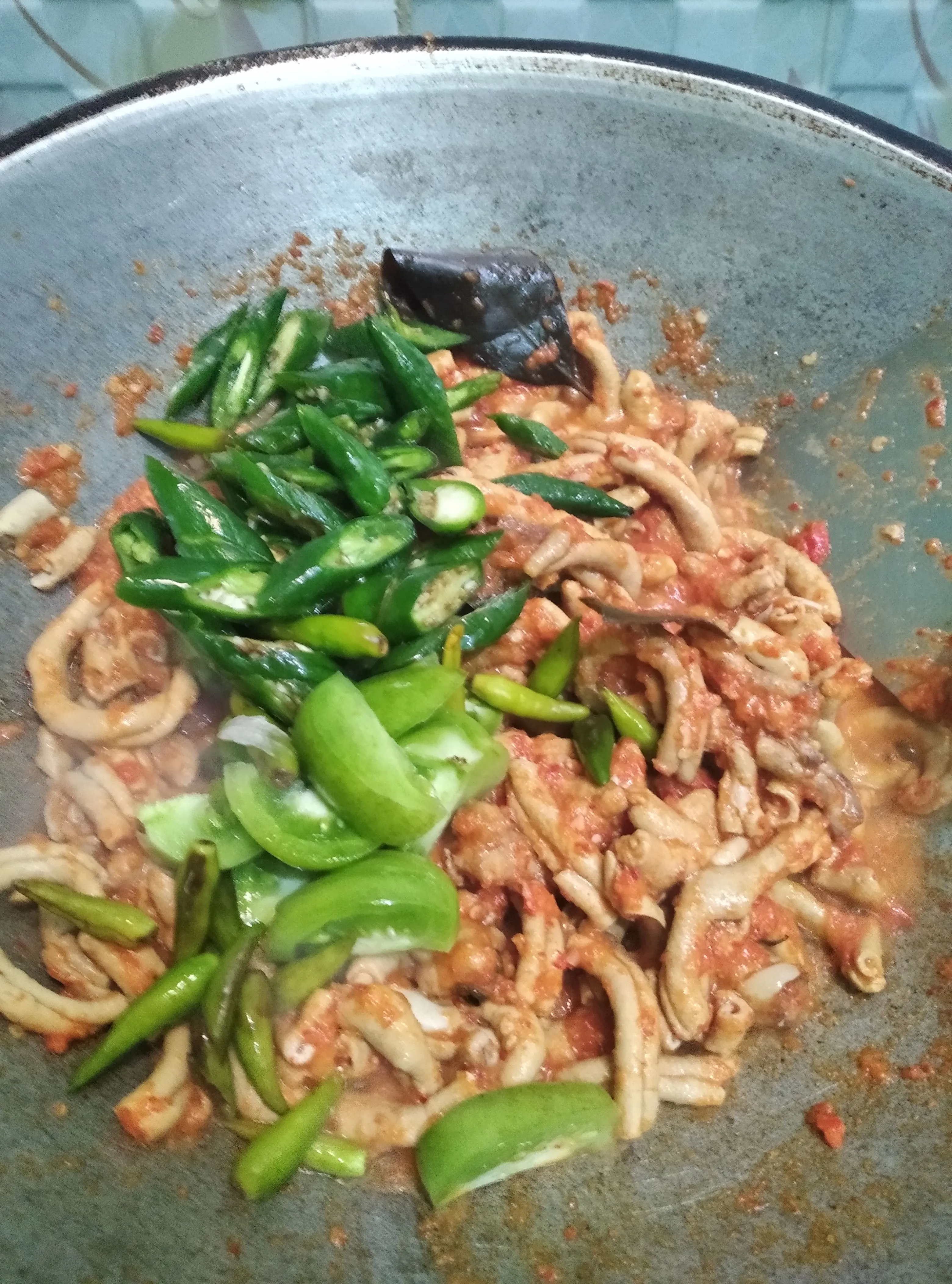 Step 6 Tumis Usus Ala Warteg