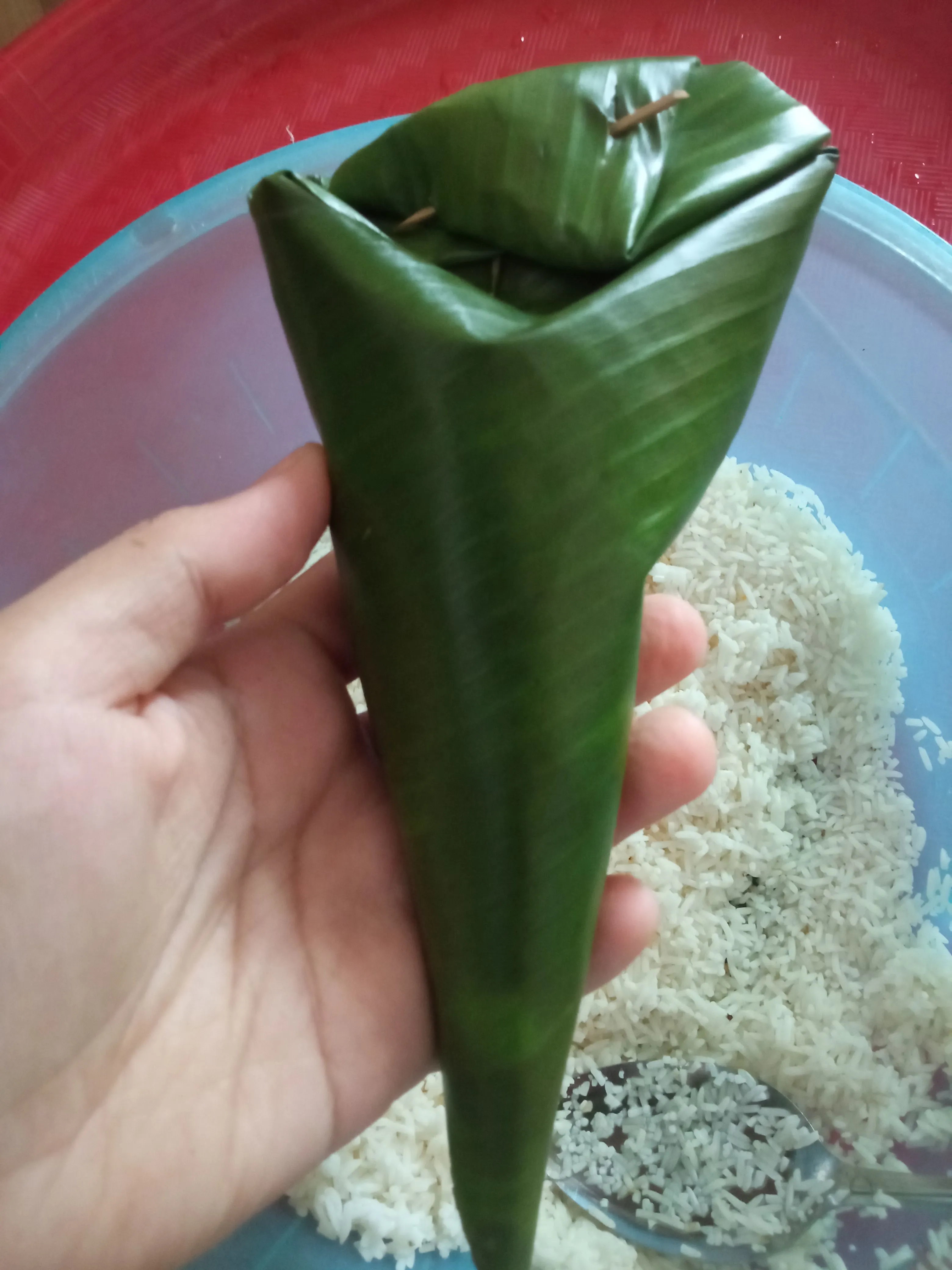 Step 8 Lontong Banjar