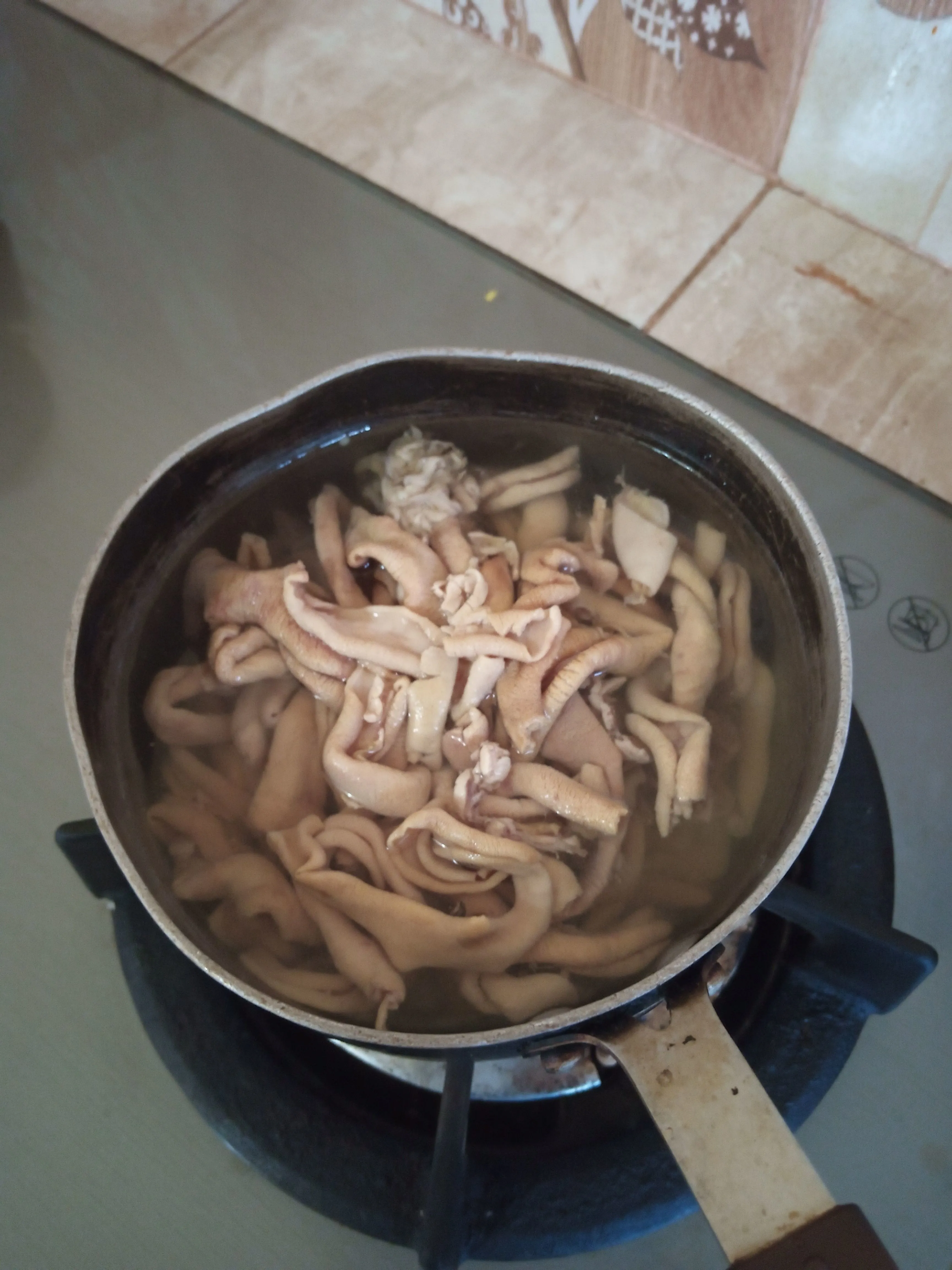 Step 1 Gongso Pedas Usus Ayam