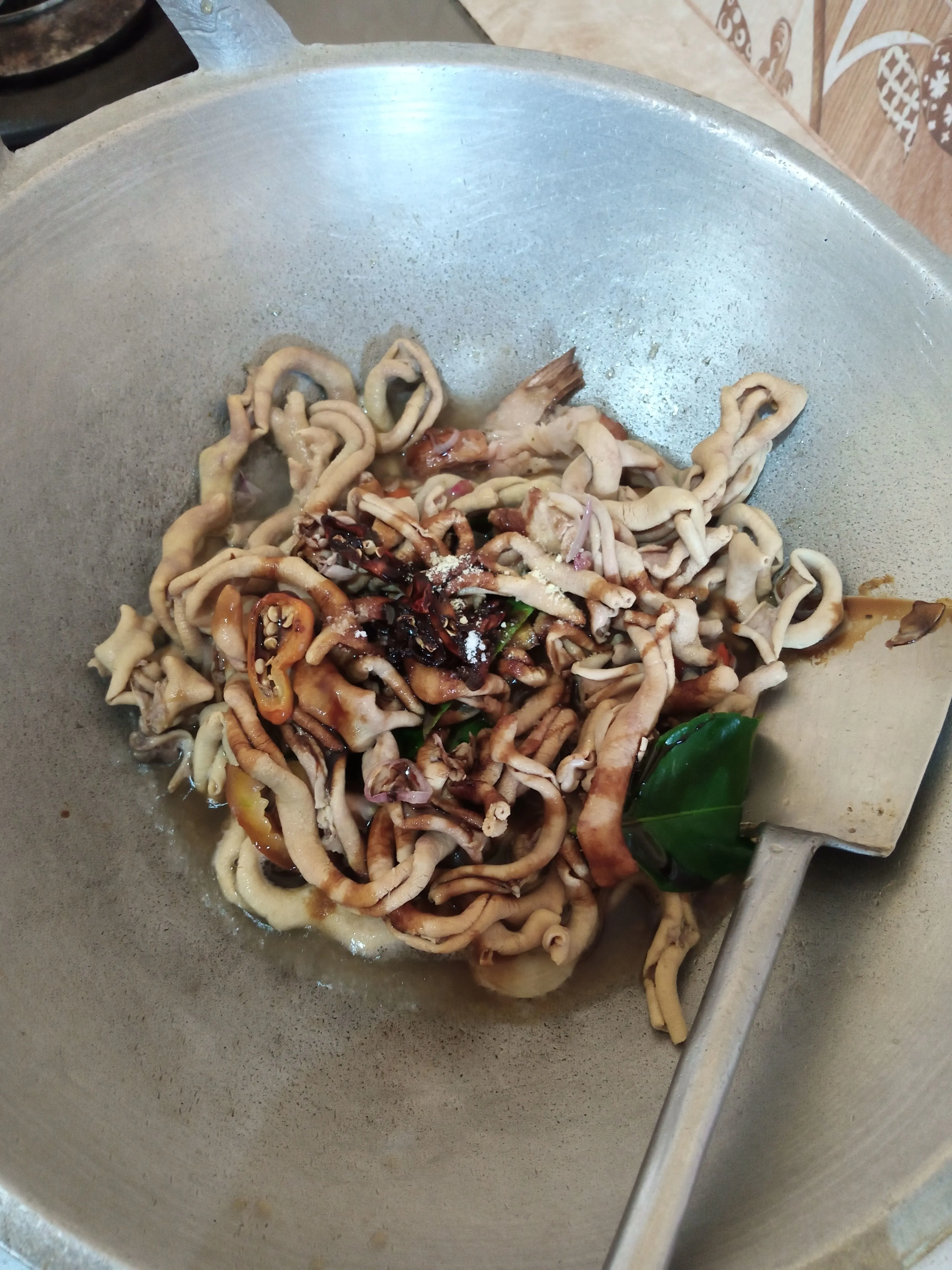 Step 5 Gongso Pedas Usus Ayam