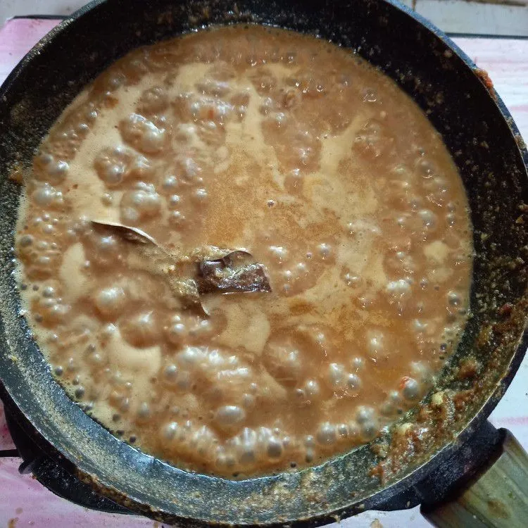 Step 7 Buras Kuah Kacang