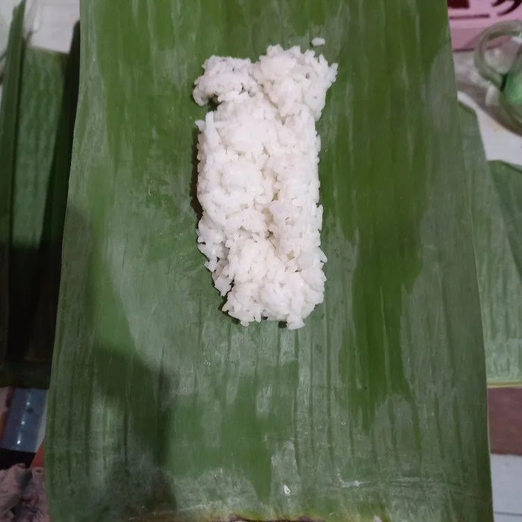 Step 2 Buras Kuah Kacang