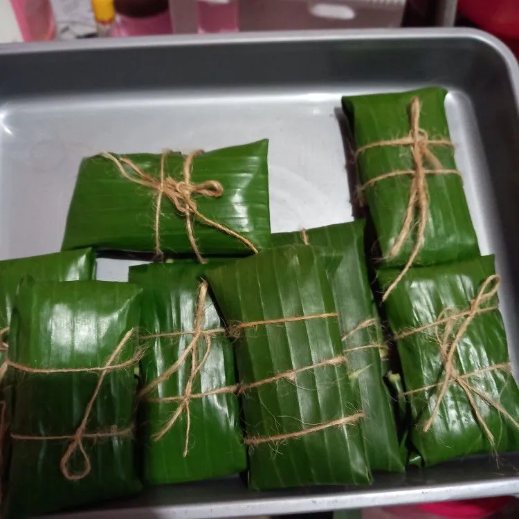 Step 3 Buras Kuah Kacang