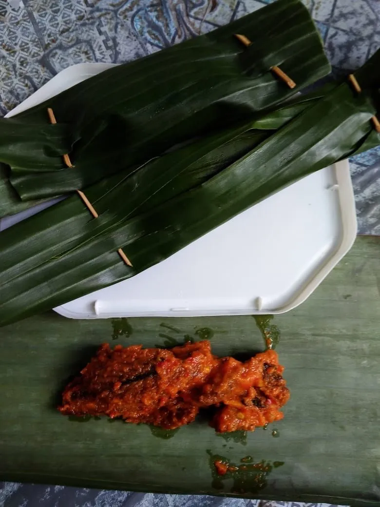Step 5 Pepes Tongkol Bumbu Rujak