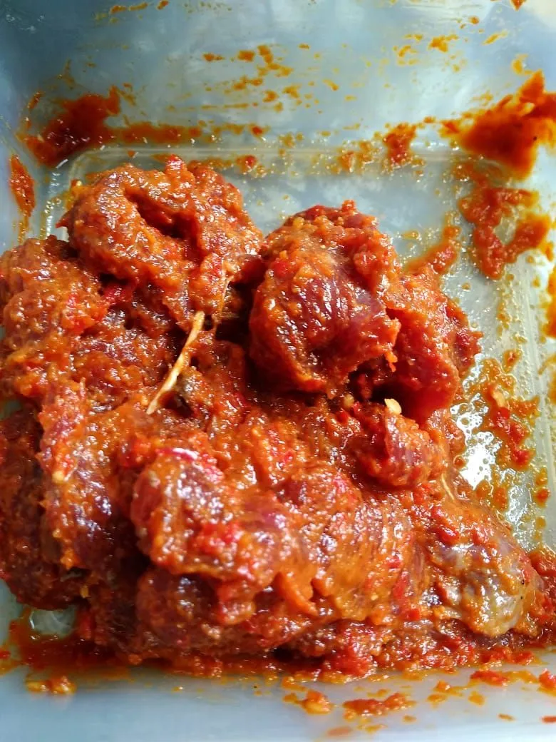 Step 4 Pepes Tongkol Bumbu Rujak