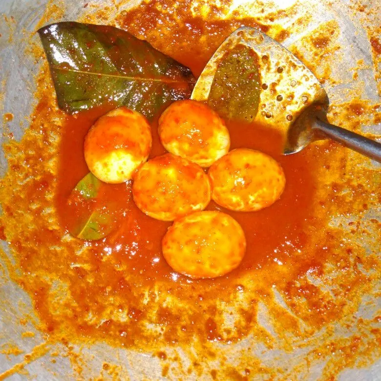 Step 4 Telur Bumbu Bali