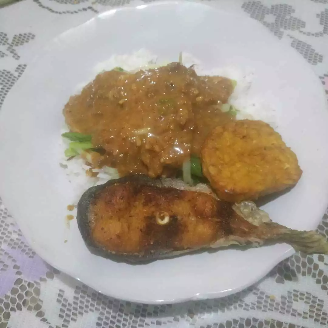 Step 7 Sego Pecel Madiun