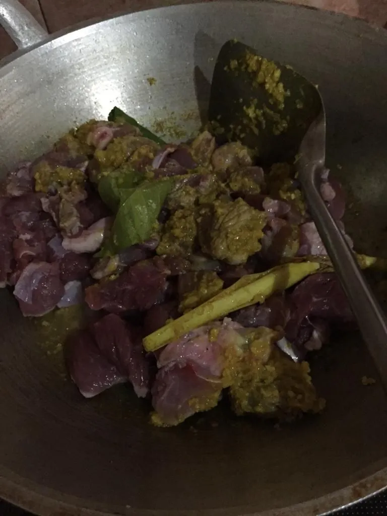Step 4 Tongseng Kambing