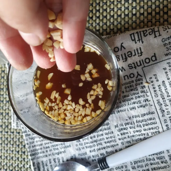 Taburi kacang sangrai lalu sajikan