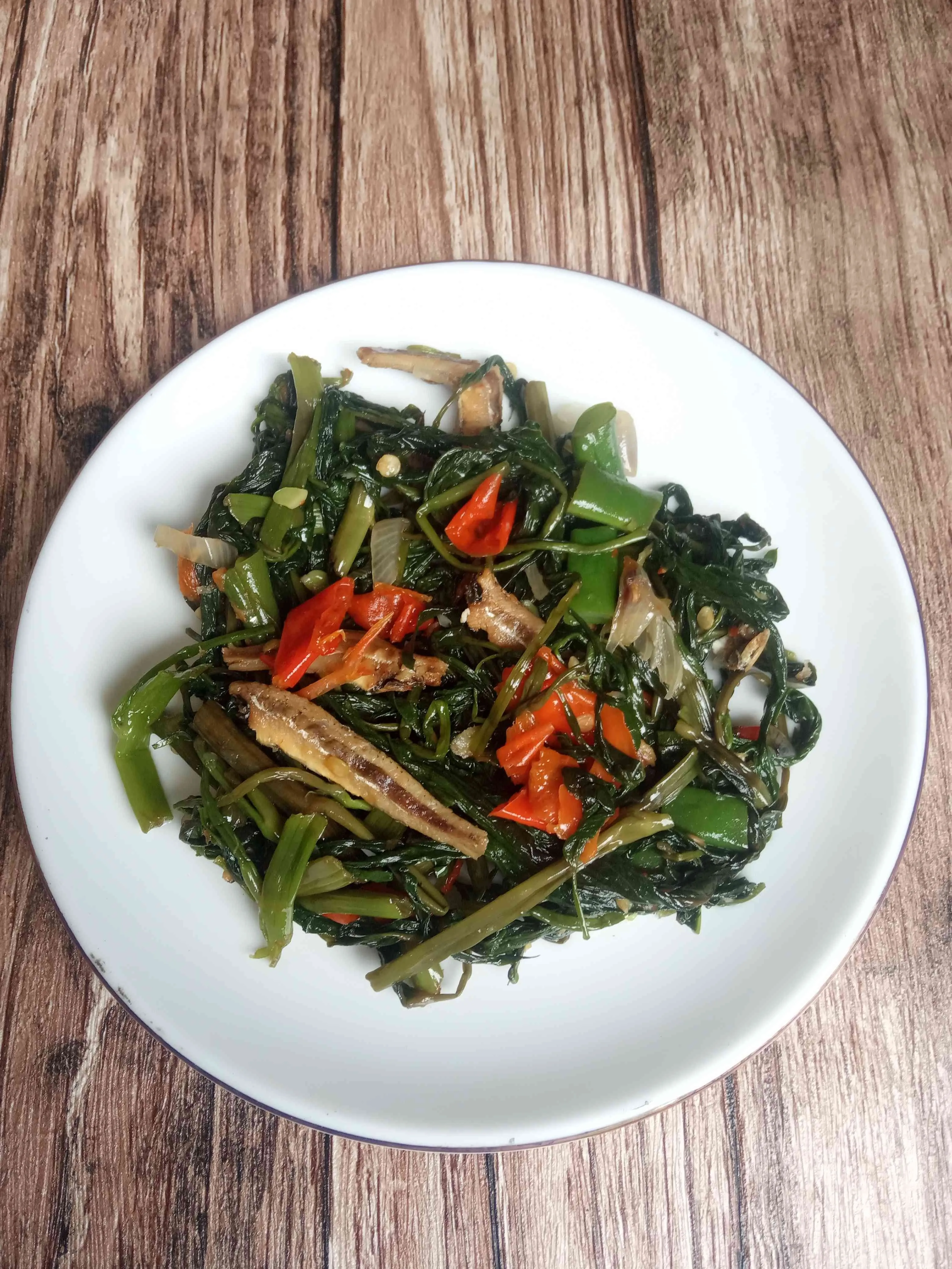 Tumis Kangkung Teri