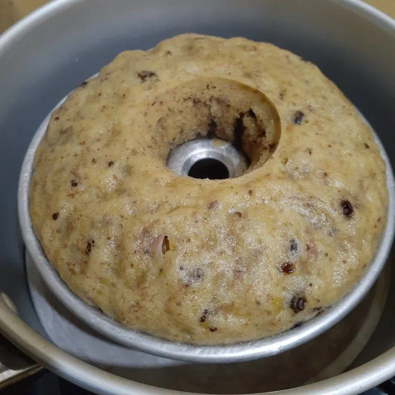 Step 8 Bolu Pisang Kukus