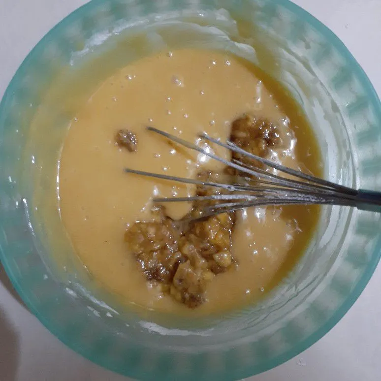 Step 5 Bolu Pisang Kukus