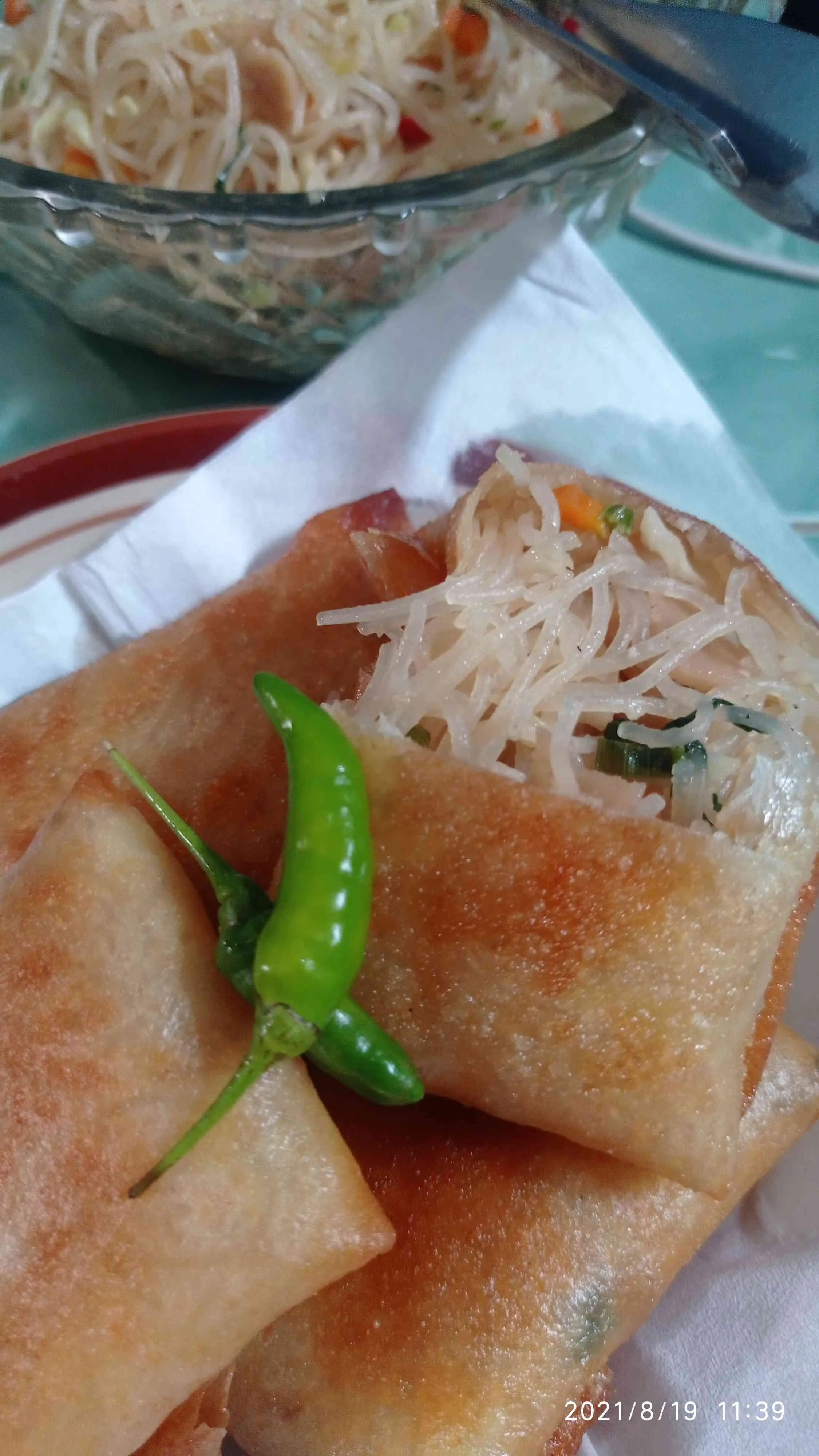 Lumpia Isi Bihun Sayur dan Baso