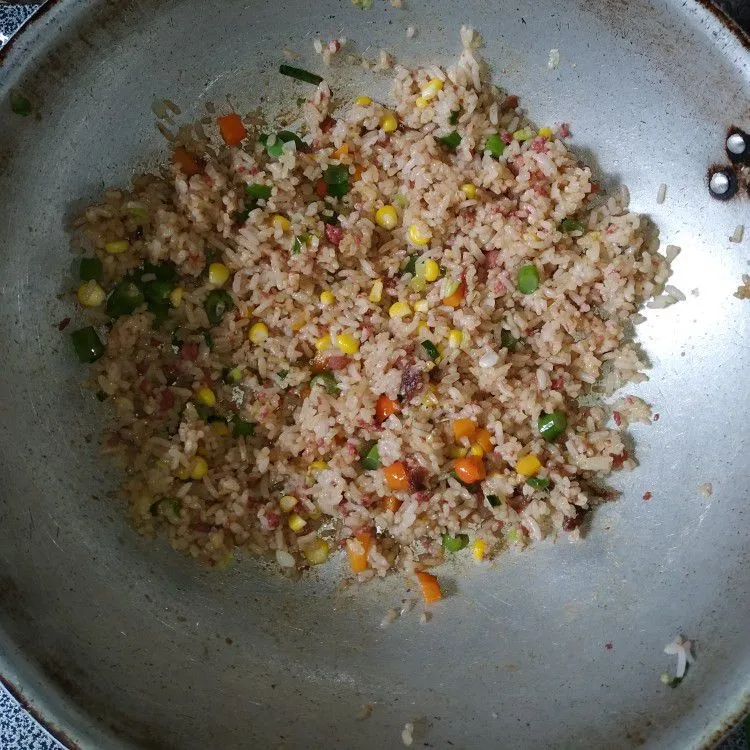 Step 5 Nasi Goreng Kornet