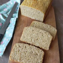 No Knead Whole Wheat Sandwich Bread