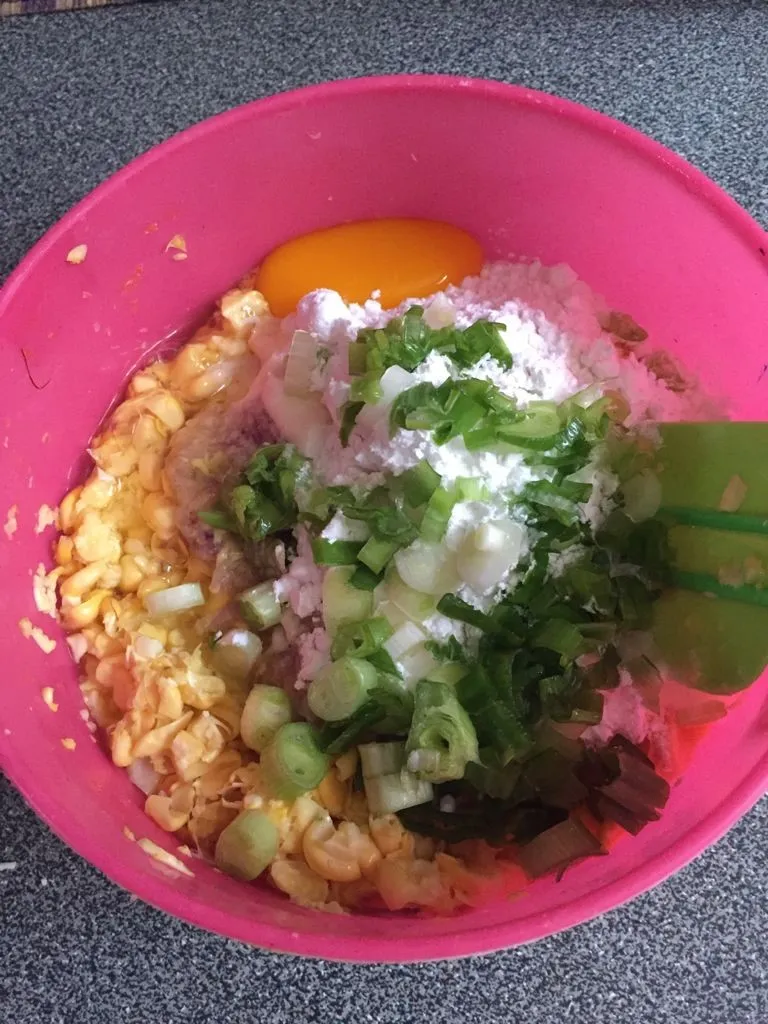 Step 3 Dadar Jagung
