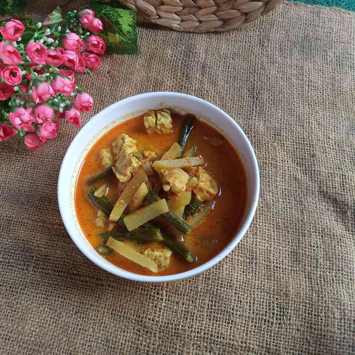 Gulai Tempe Kacang Labu