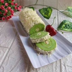 Bolu Gulung Pandan Keju