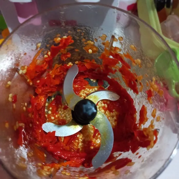 Kemudian blender kasar