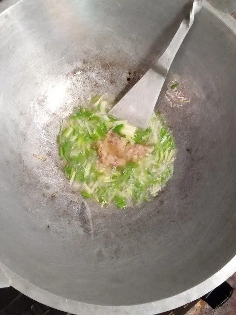 Step 3 Mie Sawi Simpel