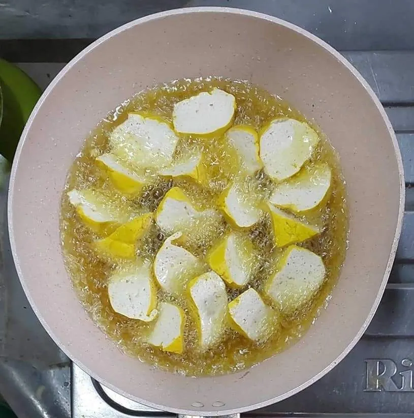 Step 1 Sayur Tahu