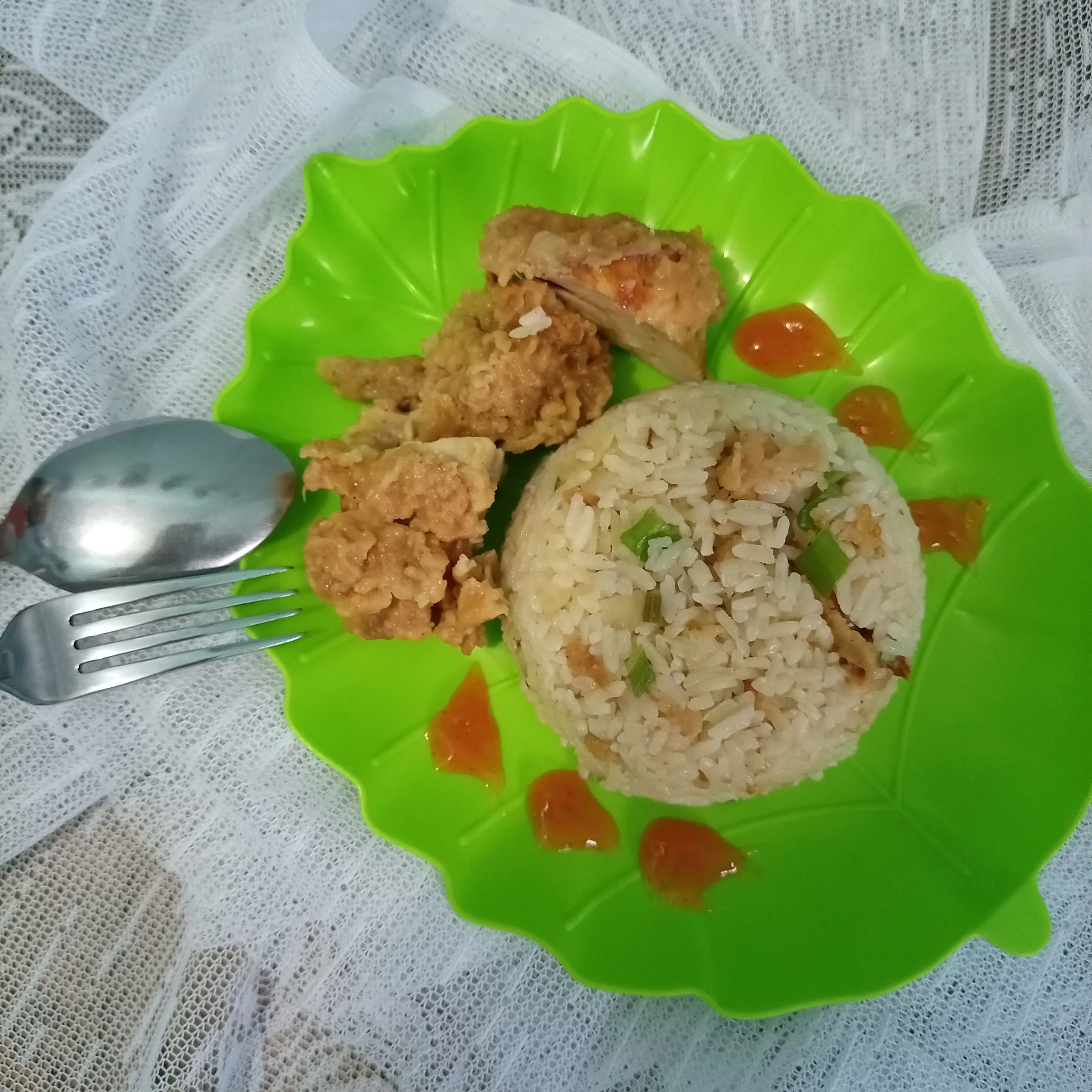 Step 6 Nasi Ayam KFC