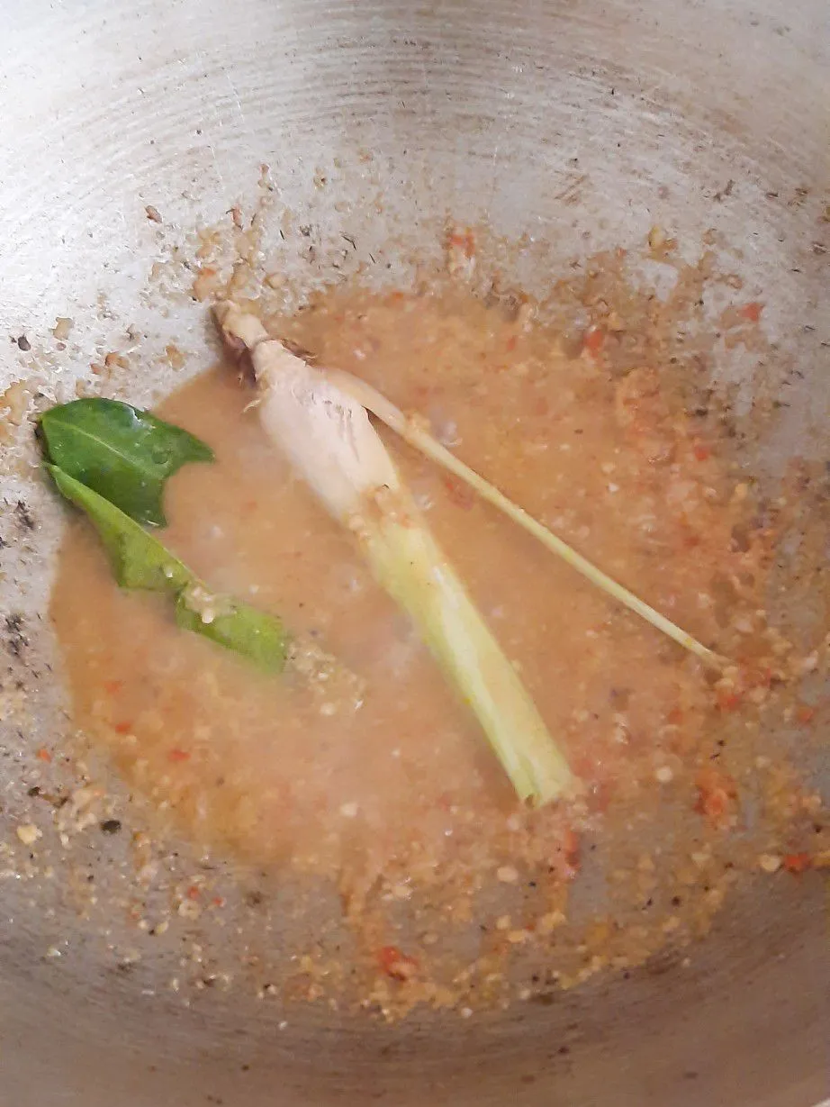 Step 2 Sayur Pakis