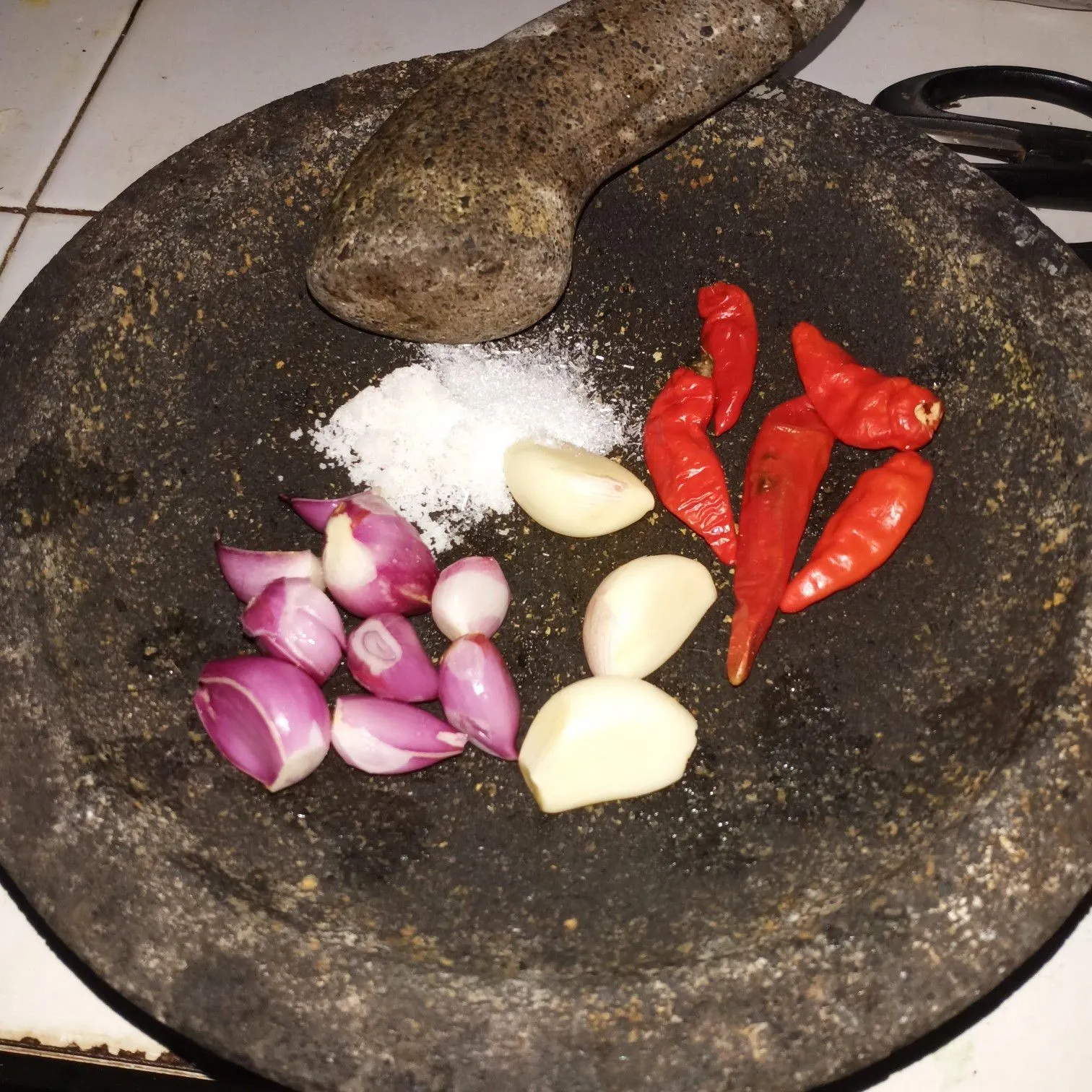Step 1 Nasgor Bakar Teri-Nori