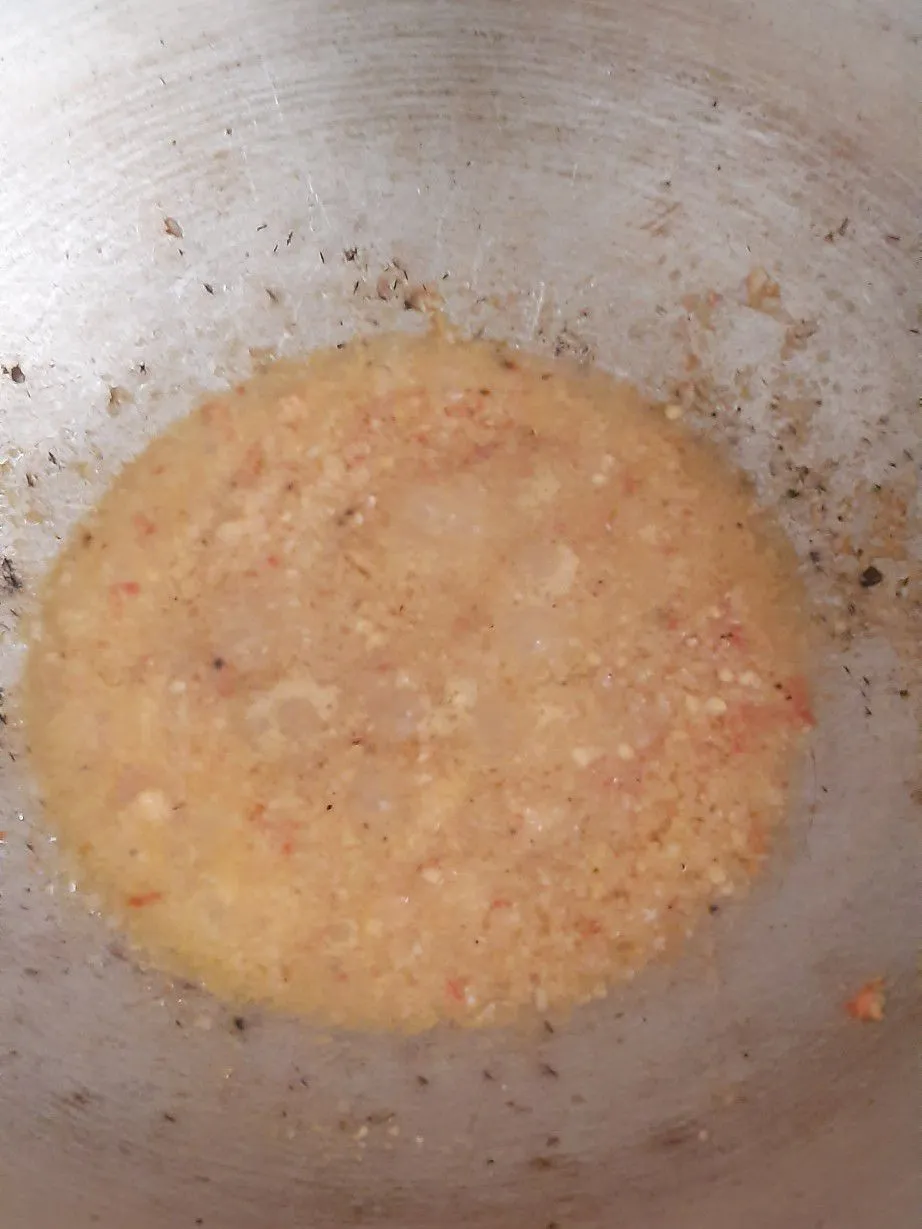 Step 1 Sayur Pakis