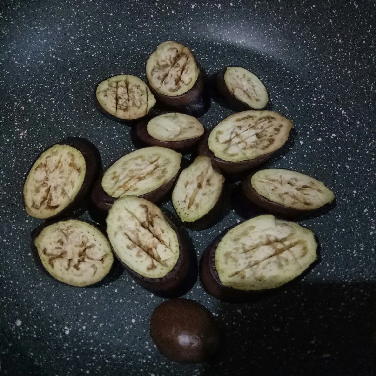 Step 2 Terong Panggang Daun Jeruk