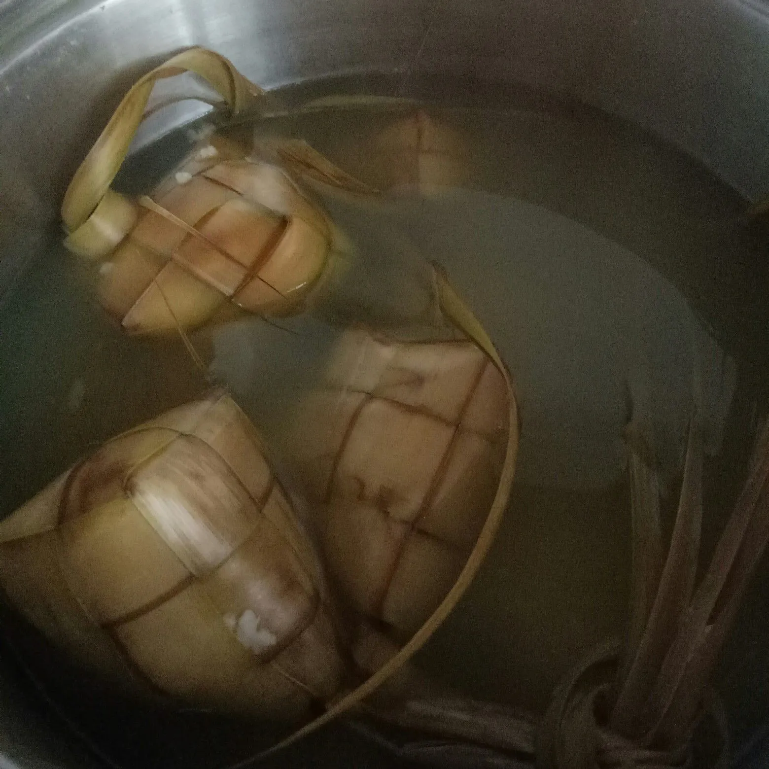 Step 5 Ketupat Oat Beras Merah