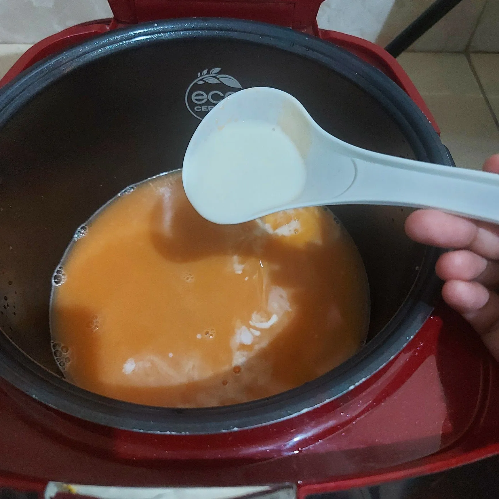 Step 2 Mango Pudding Cheese