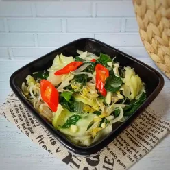 Tumis Kol Tauge Daun Katuk