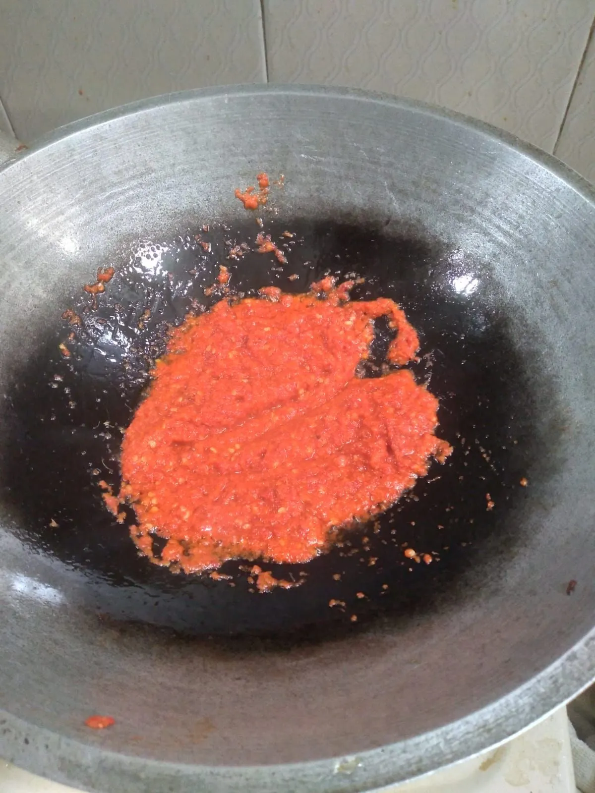 Step 3 Tumis Oncom Pedes