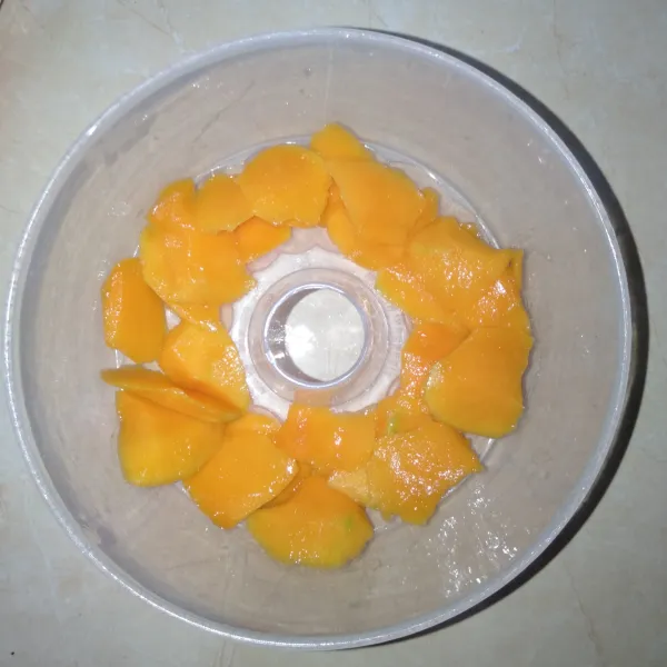 Tata mangga di cetakan