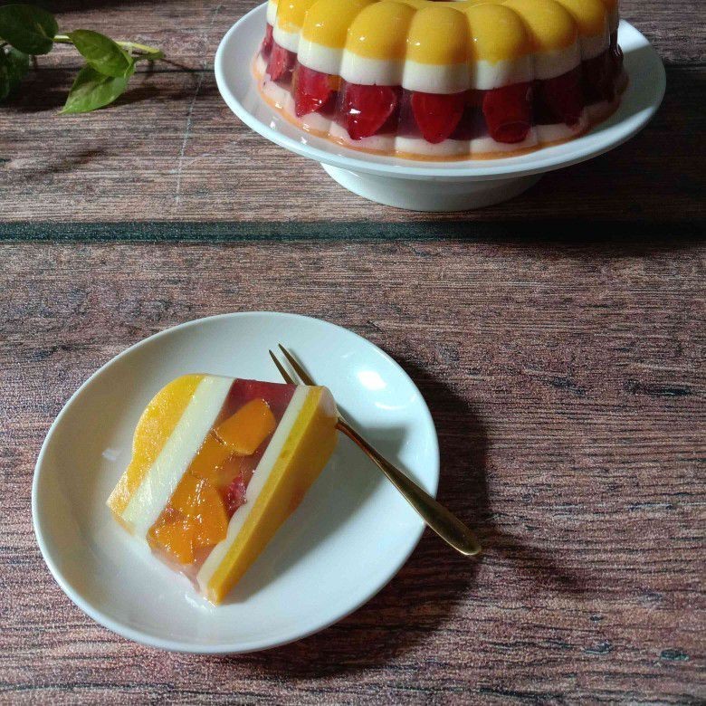 Resep Puding Mangga Kaca Buah Sederhana Enak Chef Yun Andriani