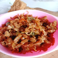 Oseng Tempe Pedas Manis