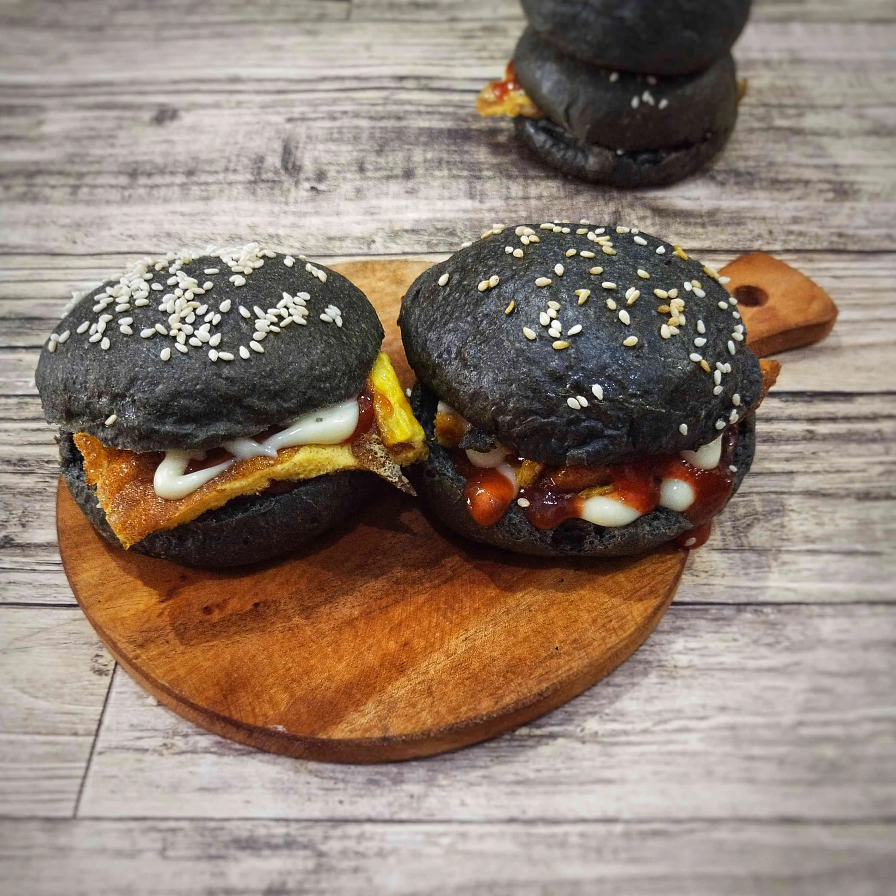 Burger Hitam #DiRecookYummy
