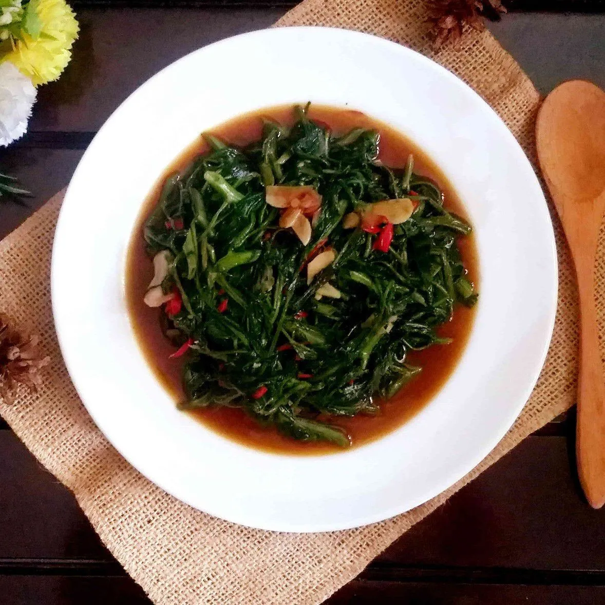 Cah Kangkung Ala Restoran