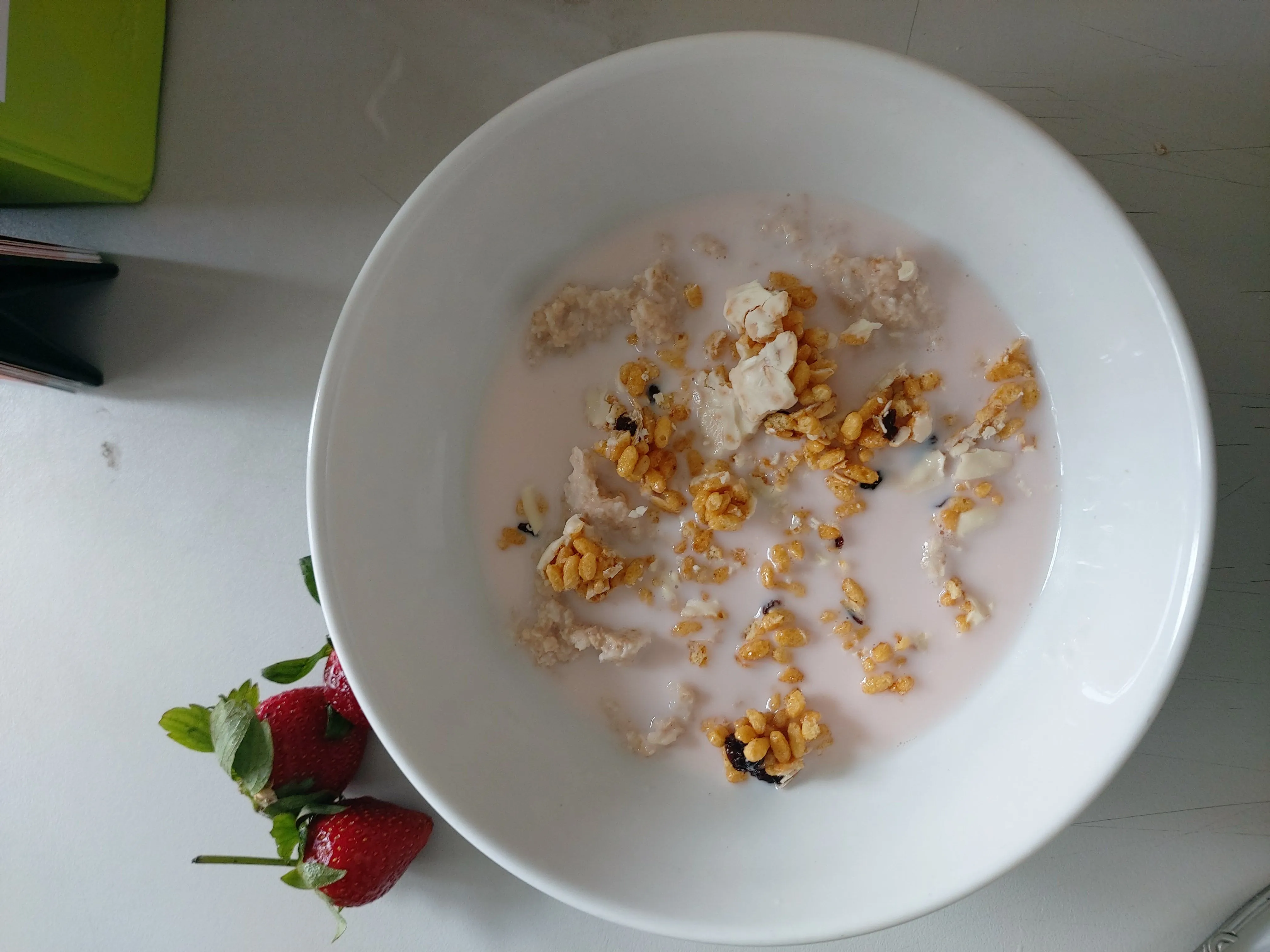 Step 4 Stroberi Oatmeal Menu Diet