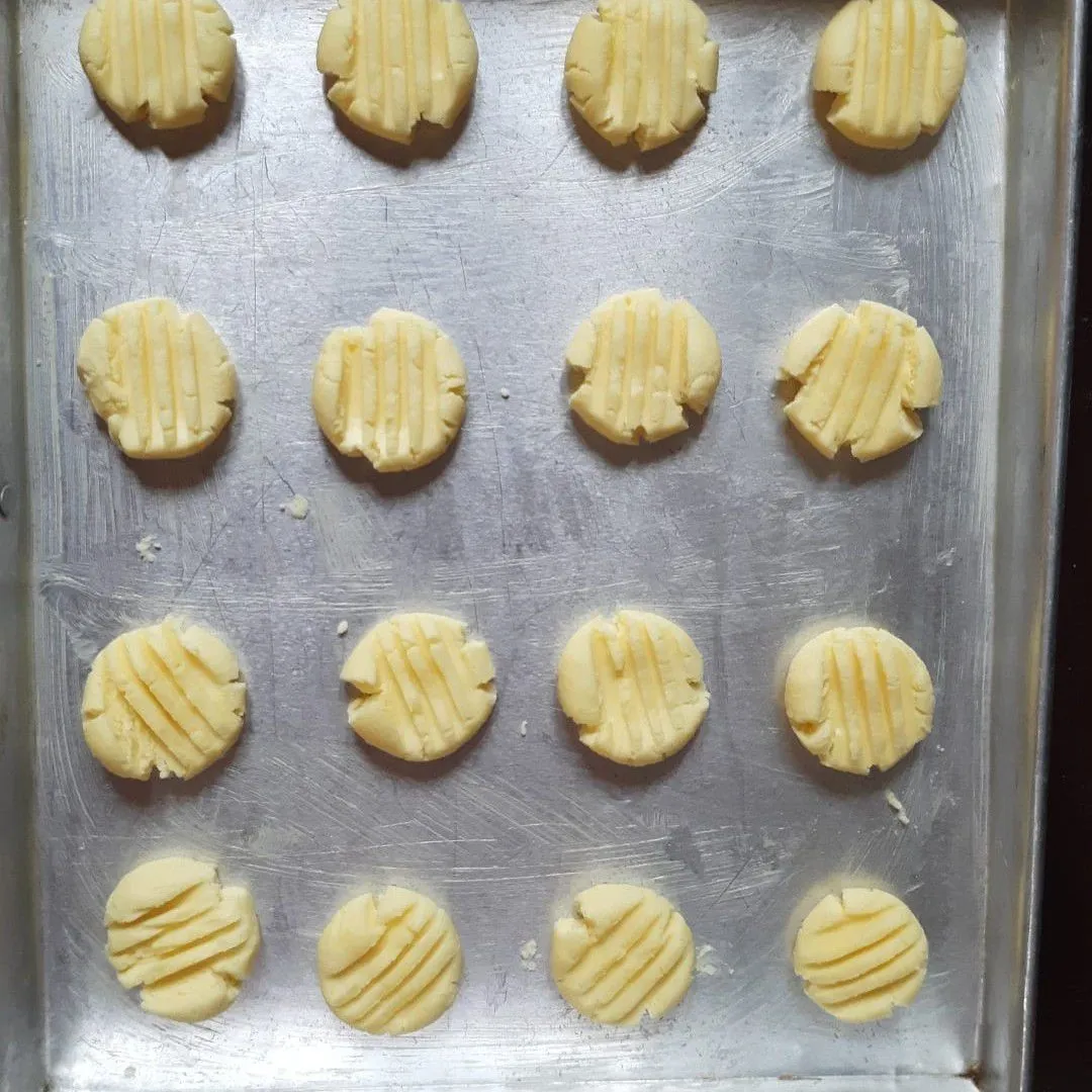 Step 6 Milk Cookies 3 Bahan