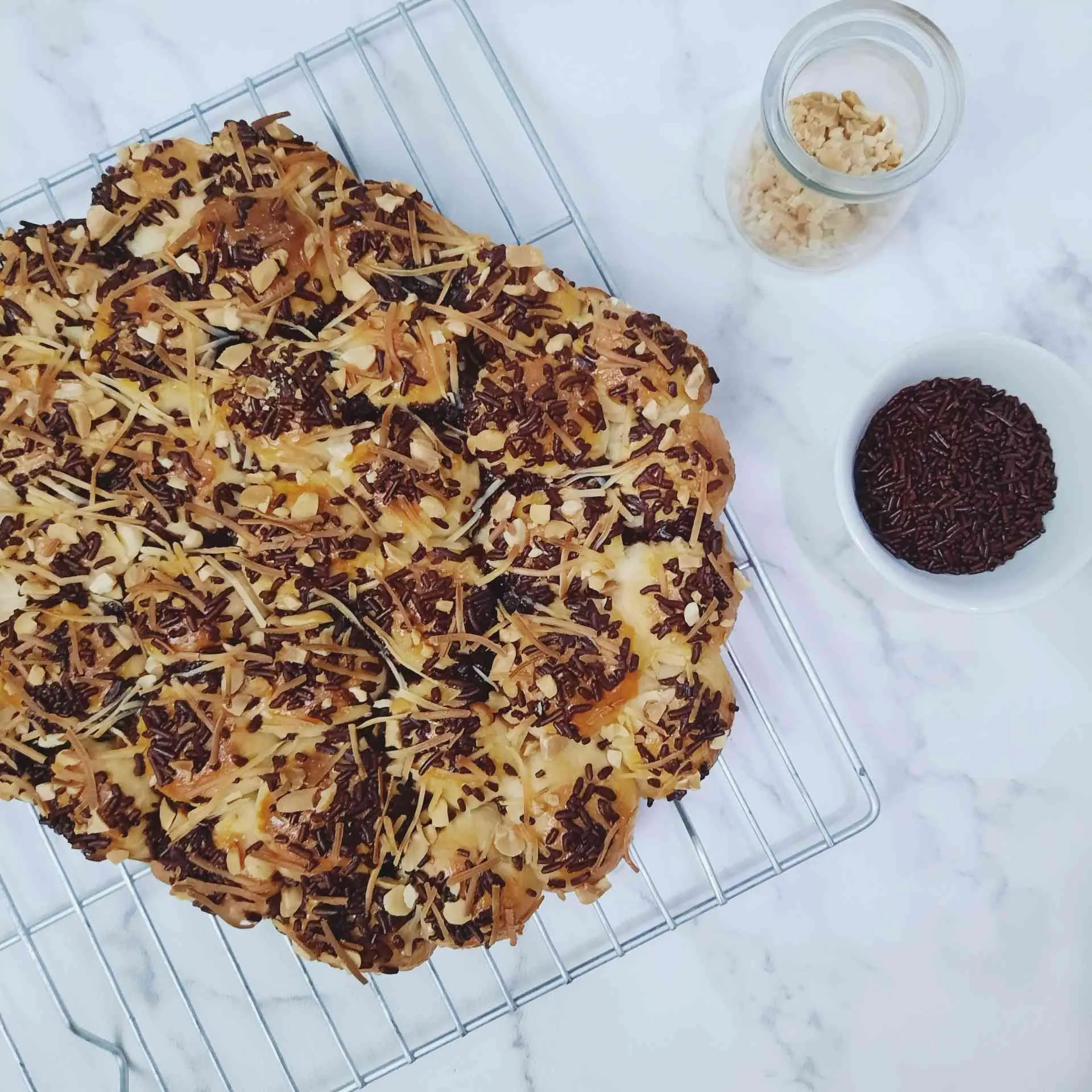 Terang Bulan Bubble Bread #DiRecookYummy