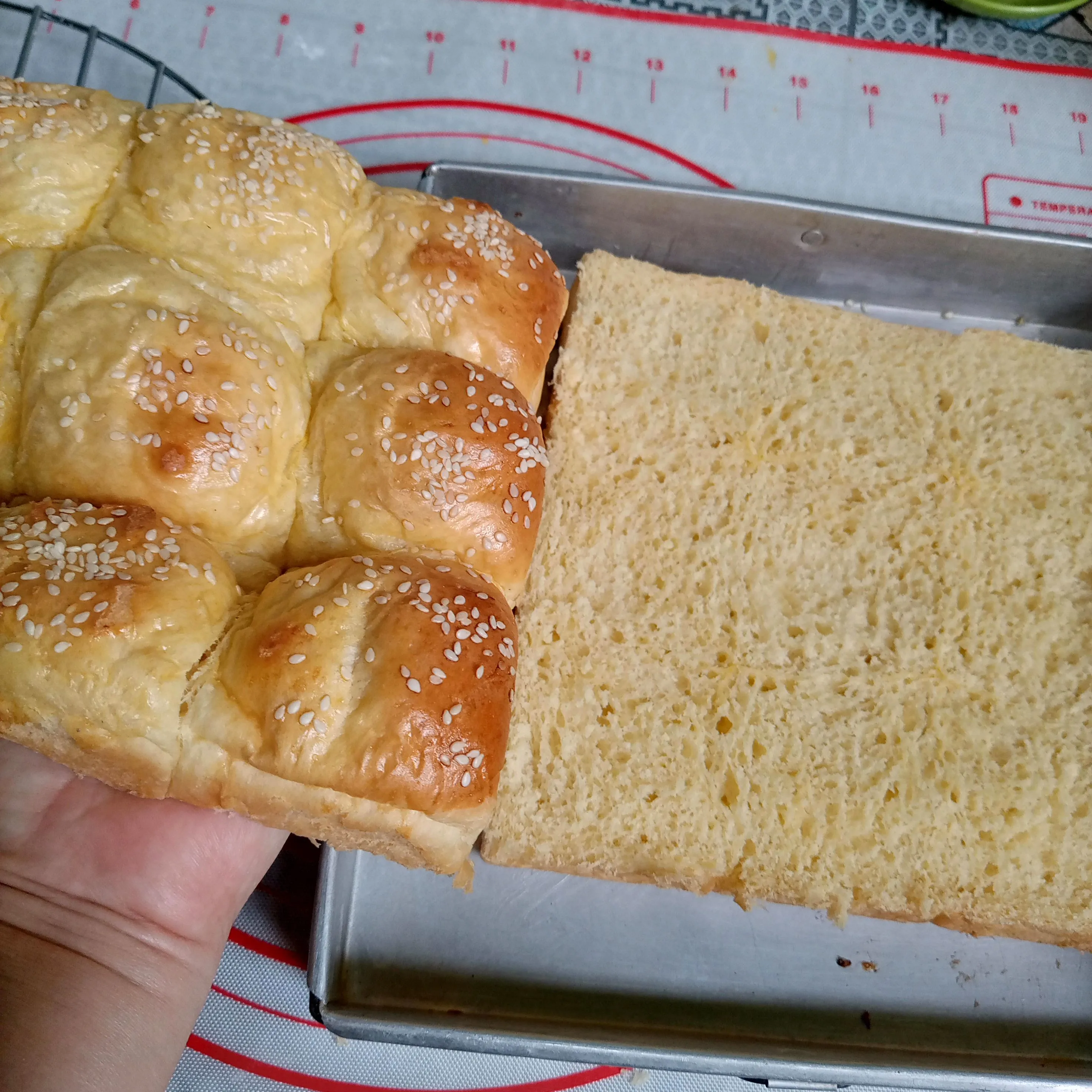 Step 8 Roti Burger Sobek